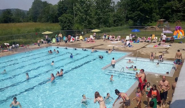 Movie Night draws nearly 350 as Hawksbill Pool swings into summer