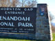 Shenandoah NP entrance