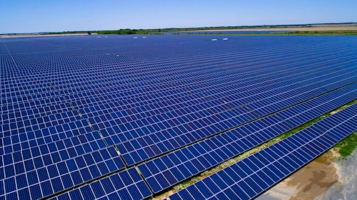Large solar farm