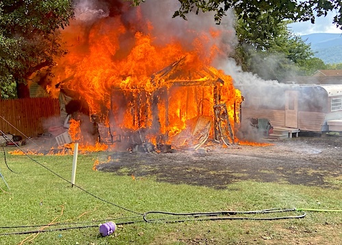 Purdham Hill fire