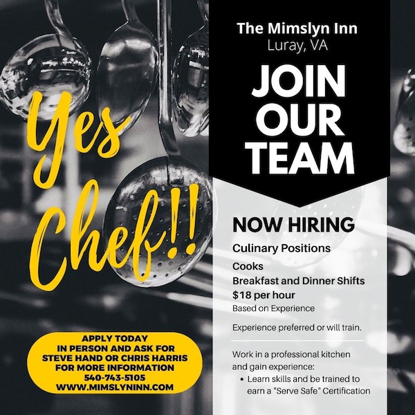 Mimslyn Inn_Kitchen Help ad