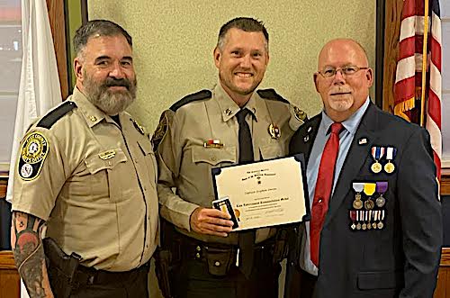 Capt. Owens receives Law Enforcement Medal | Page Valley News