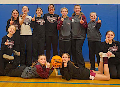 Luray Middle School girls basketball 23-24 season