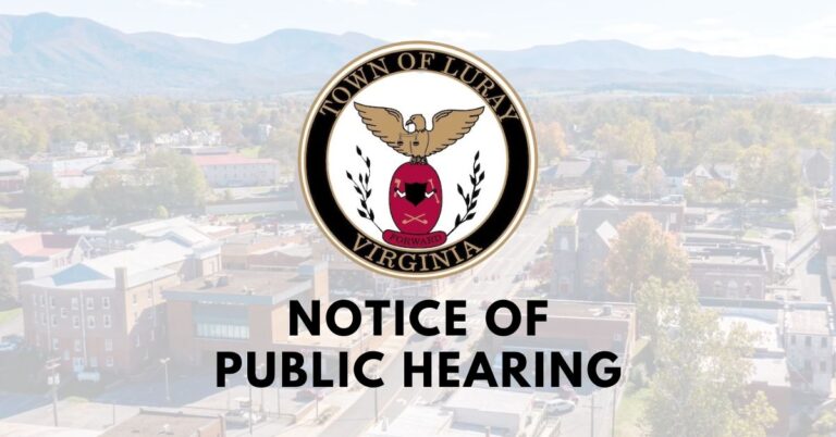 Public hearing on amendments to regulations on ‘lodging houses’ in Luray set for Sept. 9