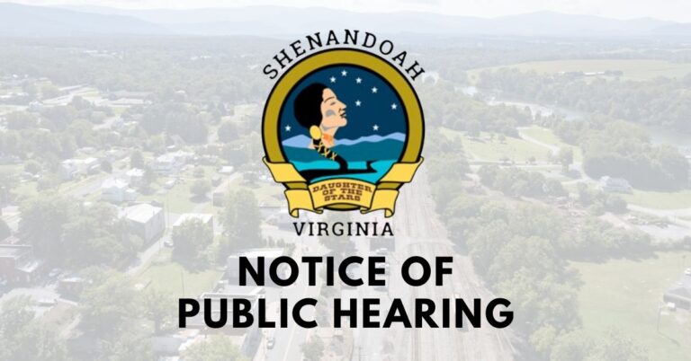 Public hearing on Variance Request for single-family home in Shenandoah on Sept. 4