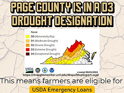 Drought Disaster declaration