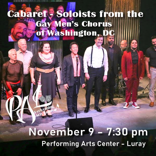 Cabaret Soloists from the Gay Men's Chorus of DC