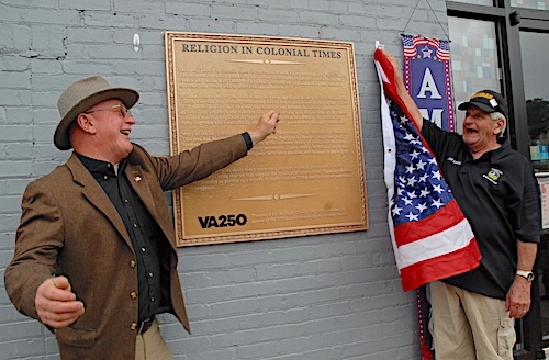 Shenandoah unveils Page County's first VA250 historical marker